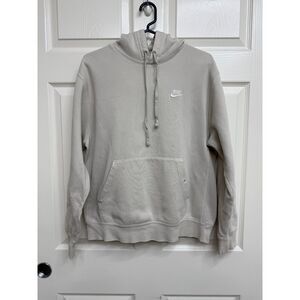 Mens Nike Air Cream Hoodie Sweatshirt - Size Medium